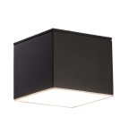 Bathroom ceiling lamps - Shilo Plafond Suwa - Black IP44 (100x100 mm) 8053 - product 1