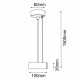 Shilo Zasilanie system modułowego Marfa - Czarne (1500 mm) 5100