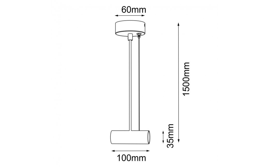 Shilo Zasilanie system modułowego Marfa - Czarne (1500 mm) 5100