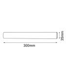 Lighting system accessories - Shilo Connector 30 for Mafra modular system - Black (300 mm) 5105 - product 2