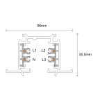 3 phase buses - Shilo Flush-mounted busbar 3F 230V - Black (1 m) 8101 - product 2
