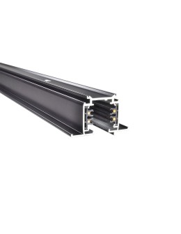 Shilo Flush-mounted busbar 3F 230V - Black (2 m) 8103