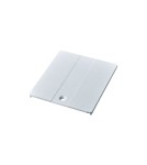 Accessories for 3 phase busbars - Shilo Power supply cover for 3F 230V flush-mounted busbar - White 6588 - product 1