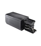Accessories for 3 phase busbars - Shilo Right-hand power supply for 3F 230V busbar - Black 8107 - product 1