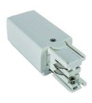 Accessories for 3 phase busbars - Shilo Right-hand power supply for 3F 230V busbar - White 8108 - product 1