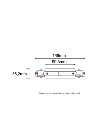 Shilo Power switch for busbar 3F 230V - White 8112 - product 2