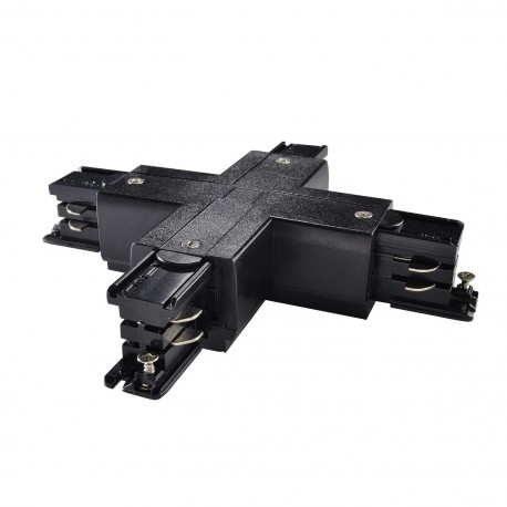 Shilo Łącznik X szynoprzewodu 3F 230V - Czarny 8115