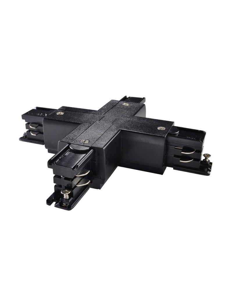 Accessories for 3 phase busbars - Shilo Busbar X Switch 3F 230V - Black 8115 - product kolory-swiatla.pl 1