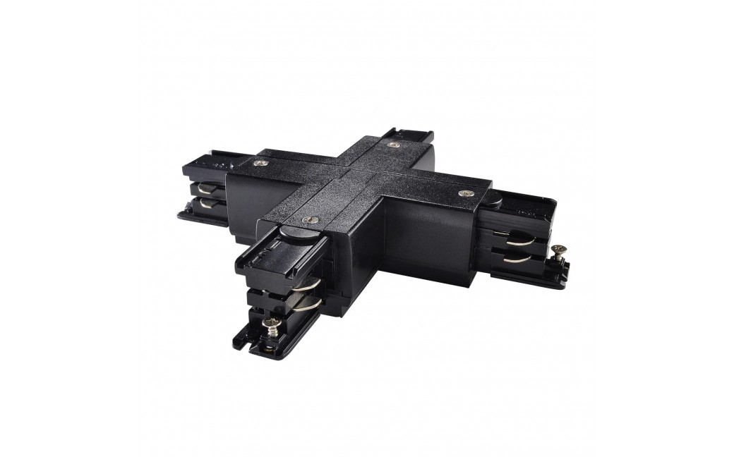 Shilo Łącznik X szynoprzewodu 3F 230V - Czarny 8115