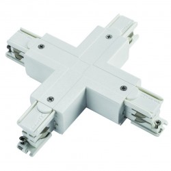 Shilo Łącznik X szynoprzewodu 3F 230V - Biały 8116