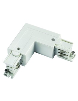 Shilo Łącznik L zamienny lewy-prawy do szynoprzewodu 3F 230V - Biały 8118