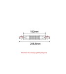 Accessories for 3 phase busbars - Shilo L switch flexible busbar 3F 230V - Black 8119 - product 2