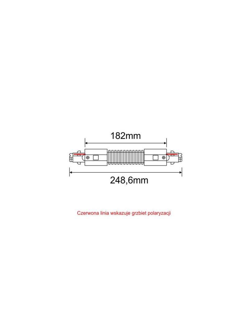 Accessories for 3 phase busbars - Shilo L switch flexible busbar 3F 230V - White 8120 - product kolory-swiatla.pl 2