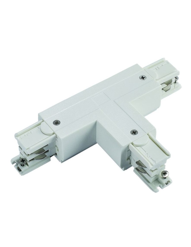 Accessories for 3 phase busbars - Shilo Replacement T switch left rail 3F 230V - White 8124 - product kolory-swiatla.pl 1
