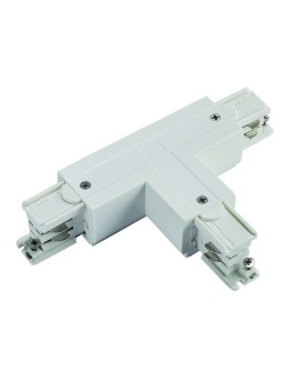 Shilo Łącznik T zamienny lewy szynoprzewodu 3F 230V - Biały 8124