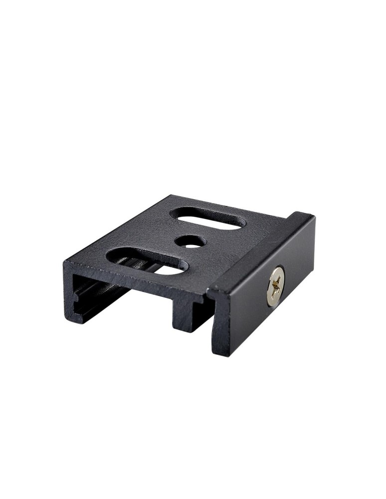 Accessories for 3 phase busbars - Shilo Mounting bracket for surface-mounted busbar 3F 230V - Black 8127 - product kolory-swiatla.pl 1