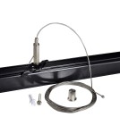 Accessories for 3 phase busbars - Shilo Suspension 5m for surface-mounted busbar 3F 230V - Black 8131 - product 1
