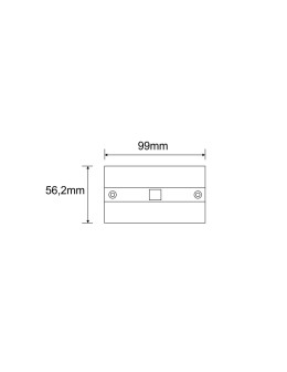 Shilo Switch cover I for flush-mounted busbar 3F 230V - White 8134 - product 2