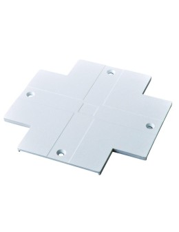 Shilo Pokrywa łącznika X do szynoprzewodu podtynkowego - Biała 8136