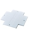 Shilo X switch cover for flush-mounted busbar - White 8136