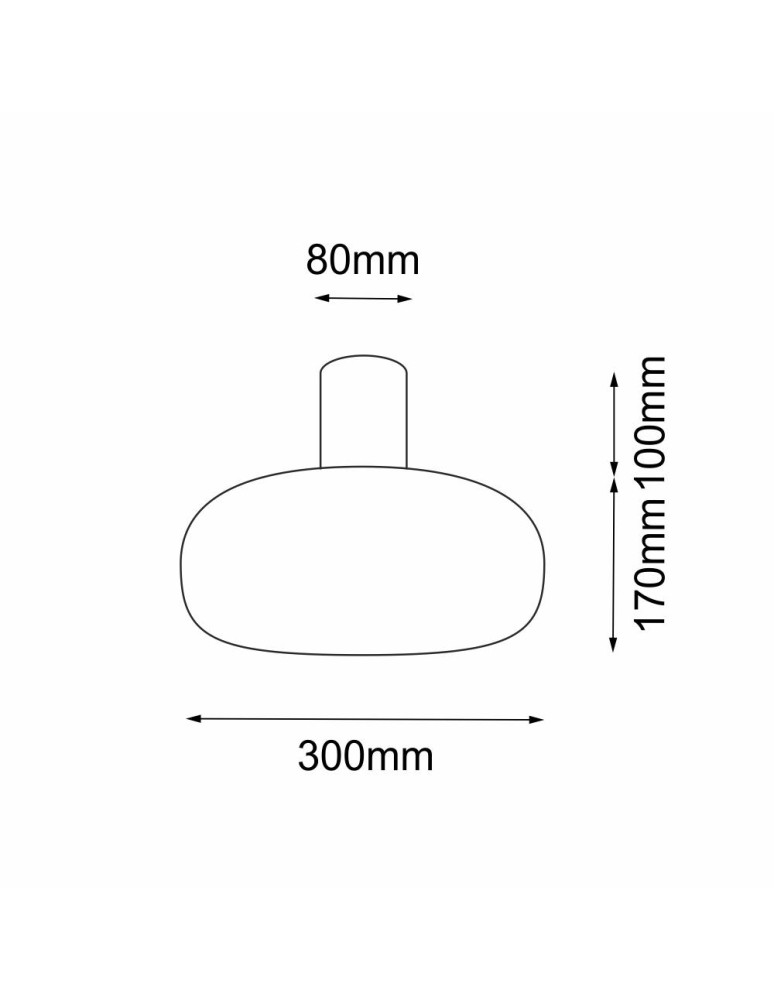 Modern ceiling lamps - Shilo Plafond Tanpo O - Black (300 mm) 1094 - product kolory-swiatla.pl 2