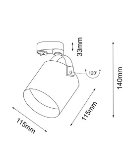 Shilo Spot Tenri - Biały - Szynoprzewód 3F 230V 7702 - produkt 2