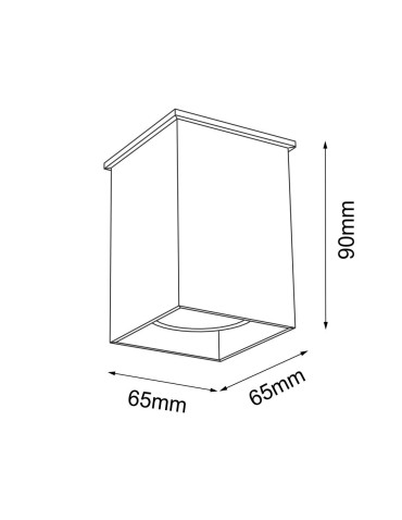 Shilo Plafond Toda - Black (90 mm) 1101 - product 2