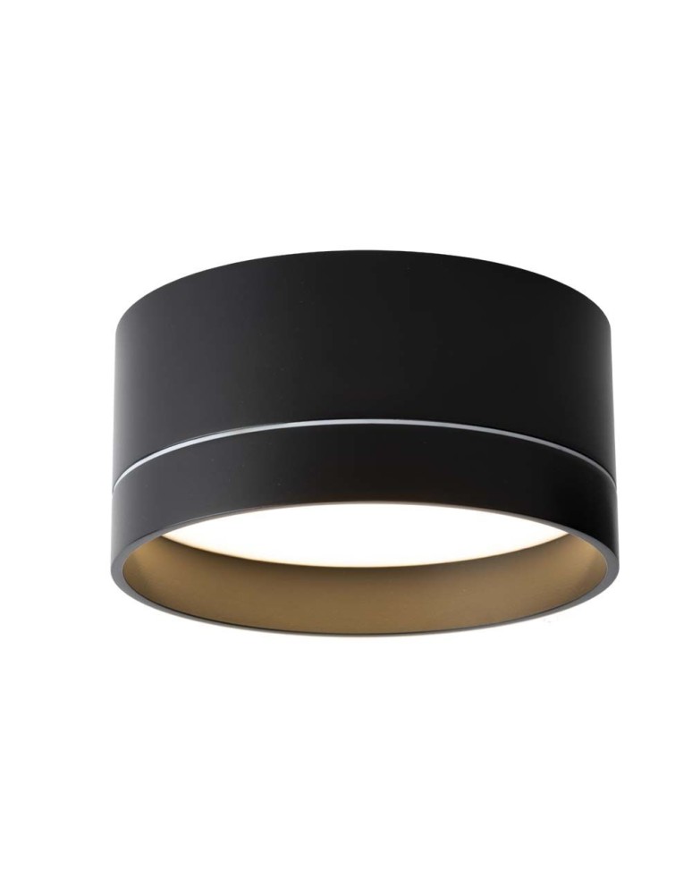 Bathroom ceiling lamps - Shilo Plafon Tosa - Black IP44 (200 mm) 8060 - product kolory-swiatla.pl 1