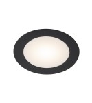 Recessed lamps with hermetic shade - Shilo Tottori IL recessed lamp - Black (125 mm) IP44 4000K 8579 - product 1