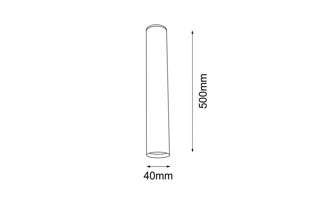 Shilo Plafon Yabu 50 - Czarny (500 mm) 1089