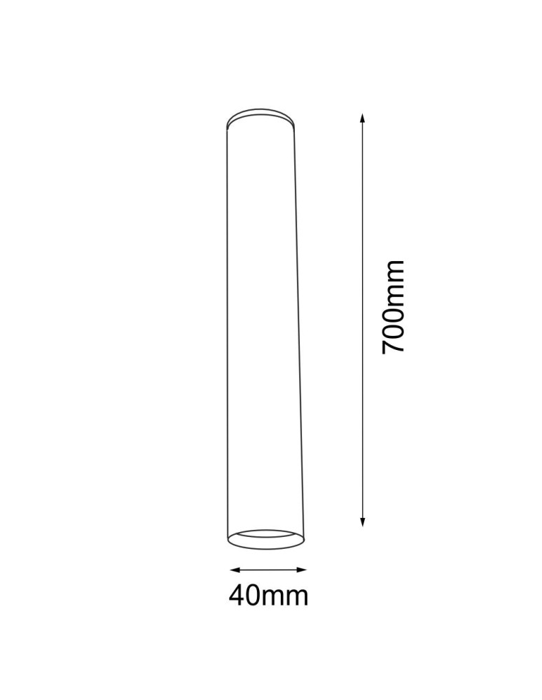 Ceiling luminaires for replaceable light source - Shilo Plafond Yabu 70 - Black (700 mm) 1090 - product kolory-swiatla.pl 2