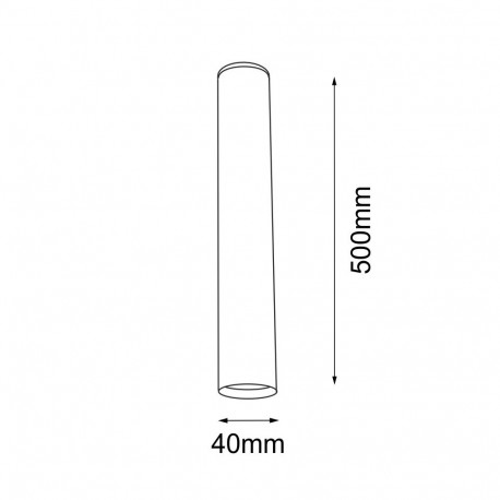 Shilo Plafon Yabu 50 - Biały (500 mm) 1091