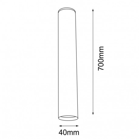 Shilo Plafon Yabu 70 - Biały (700 mm) 1092