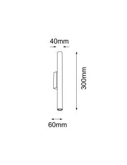 Shilo Wall lamp Yabu K2 - White (300 mm) 4049 - product 2