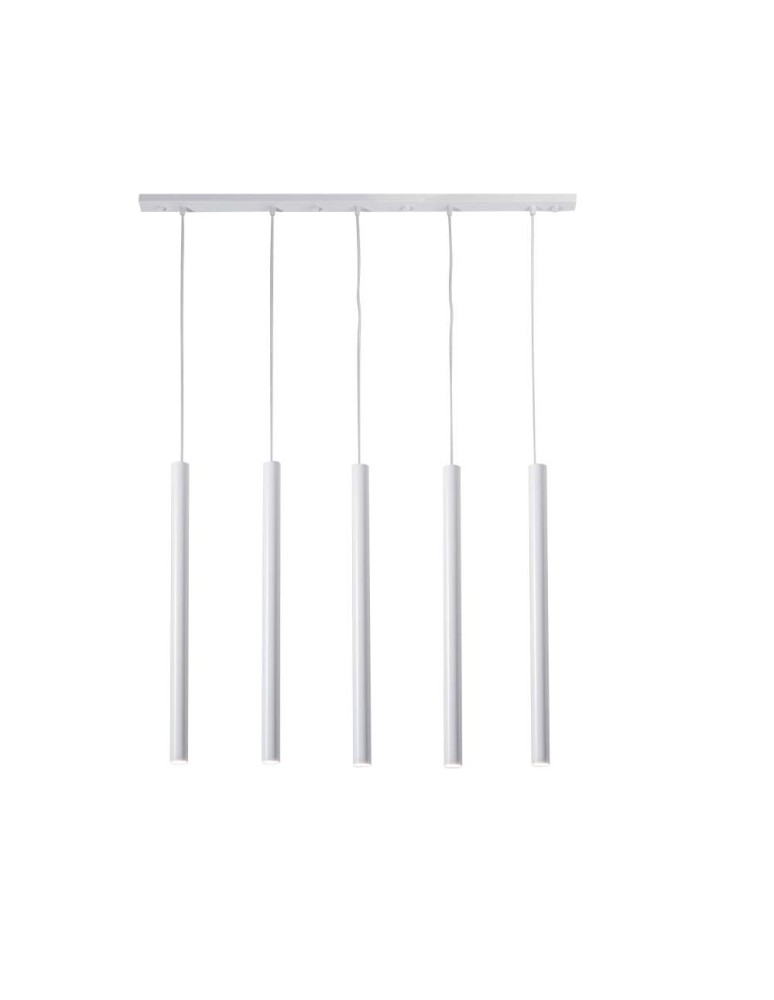 Pendant lamps - Shilo Pendant lamp Yabu 5 - White (700 mm) 7575 - product kolory-swiatla.pl 1