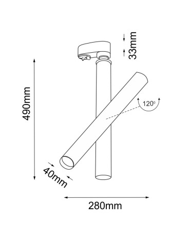 Shilo Spot Yabu T R2 - White - Busbar 3F 230V 7706 - product 2