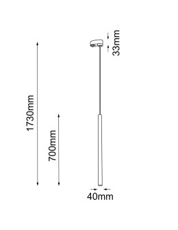 Shilo Spot Yabu T - Biały - Szynoprzewód 3F 230V 7869 - produkt 2