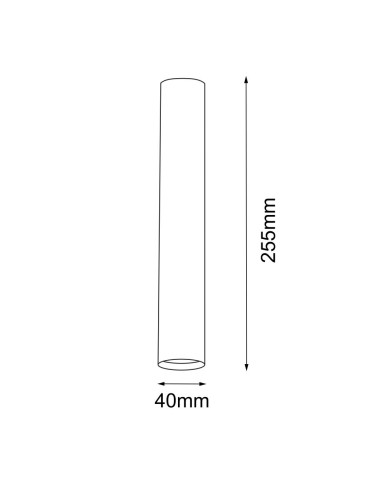 Shilo Plafon Yabu - Czarny IP44 (255 mm) 8074 - produkt 2