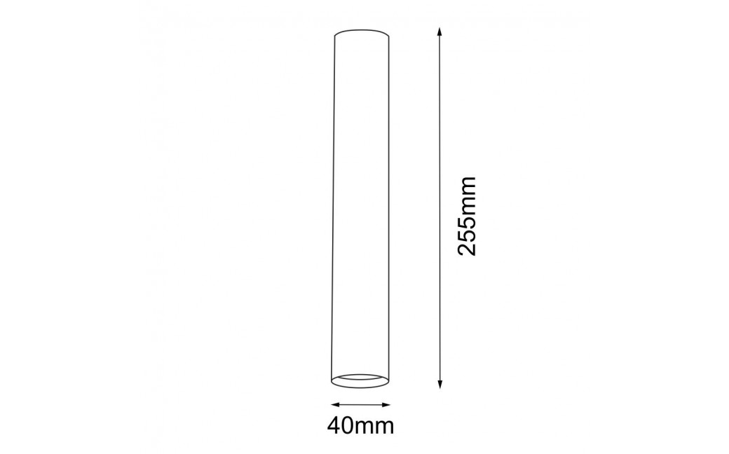 Shilo Plafon Yabu - Czarny IP44 (255 mm) 8074