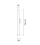 Wall lamps - Shilo Wall lamp Yabu K1 - Black IP44 (700 mm) 8075 - product 2