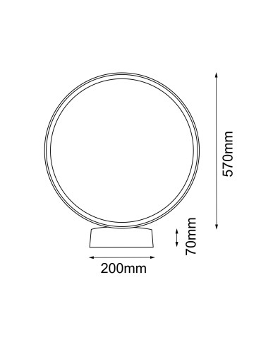 Shilo Garden Lampa stojąca ogrodowa Abira 57 - Antracyt (640 mm) 4000K 9913 - produkt 2