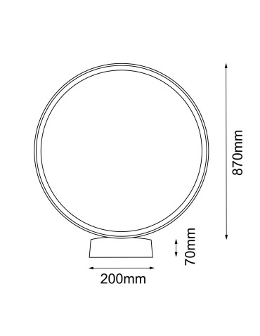 Shilo Garden Lampa stojąca ogrodowa Abira 87 - Antracyt (940 mm) 4000K 9915 - produkt 2