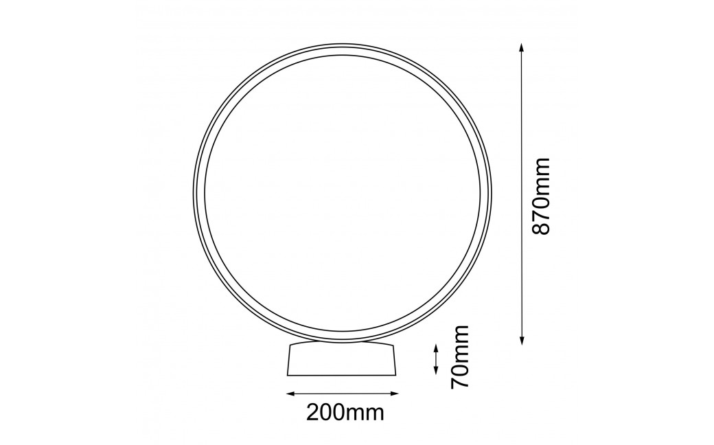 Shilo Garden Lampa stojąca ogrodowa Abira 87 - Antracyt (940 mm) 4000K 9915