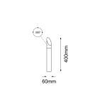 Garden lamps - Shilo Garden Garden Pole Saga - Anthracite (400 mm) 9918 - product 2