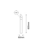 Garden lamps - Shilo Garden Garden Pole Saga - Anthracite (600 mm) 9919 - product 2