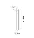 Garden lamps - Shilo Garden Garden Pole Saga - Anthracite (800 mm) 9920 - product 2
