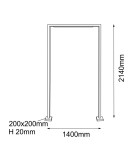 Garden lamps - Shilo Garden Standing Lamp Taketa - Anthracite (2140 mm) 9930 - product 2