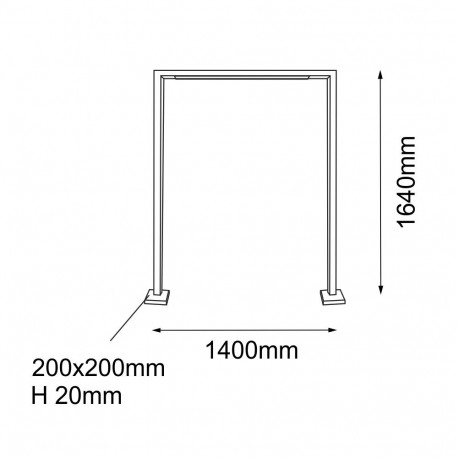 Shilo Garden Lampa stojąca ogrodowa Taketa - Antracyt (1640 mm) 9933