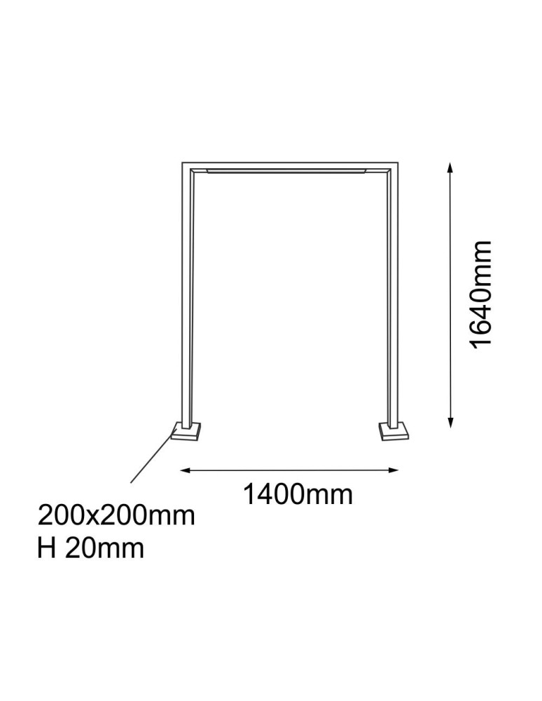 Garden lamps - Shilo Garden Standing Lamp Taketa - Anthracite (1640 mm) 9933 - product kolory-swiatla.pl 2