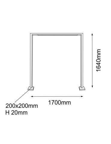 Shilo Garden Lampa stojąca ogrodowa Taketa - Antracyt (1640 mm) 9934 - produkt 2